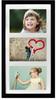 Ramka Na 3 Zdjęcia 13X18 Galeria Kolaż Multiramka 23X50 Cm Czarna Z Passe-Partout