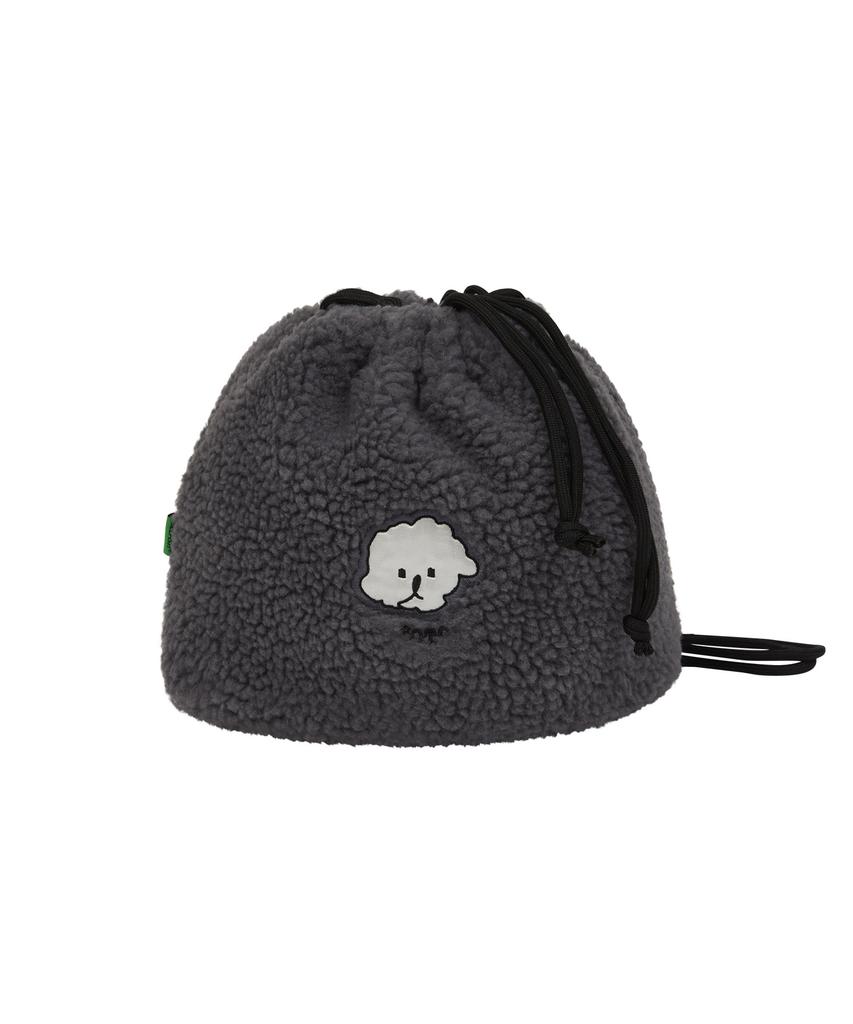 Selfish Toto Sherpa Mini Bag (Grey) (S233Cb01)