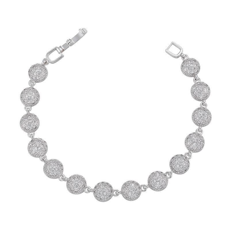 Mikro-Inlay Zirkon Armband, Wind Voll Diamant Armband, Schmetterling Liebe Weizenähre Geometrisches Muster Armband Vl167