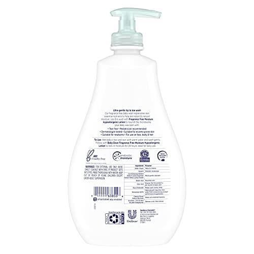BABY DOVE PW Baby Dove Wash, Sensitive Moisture, 20 oz