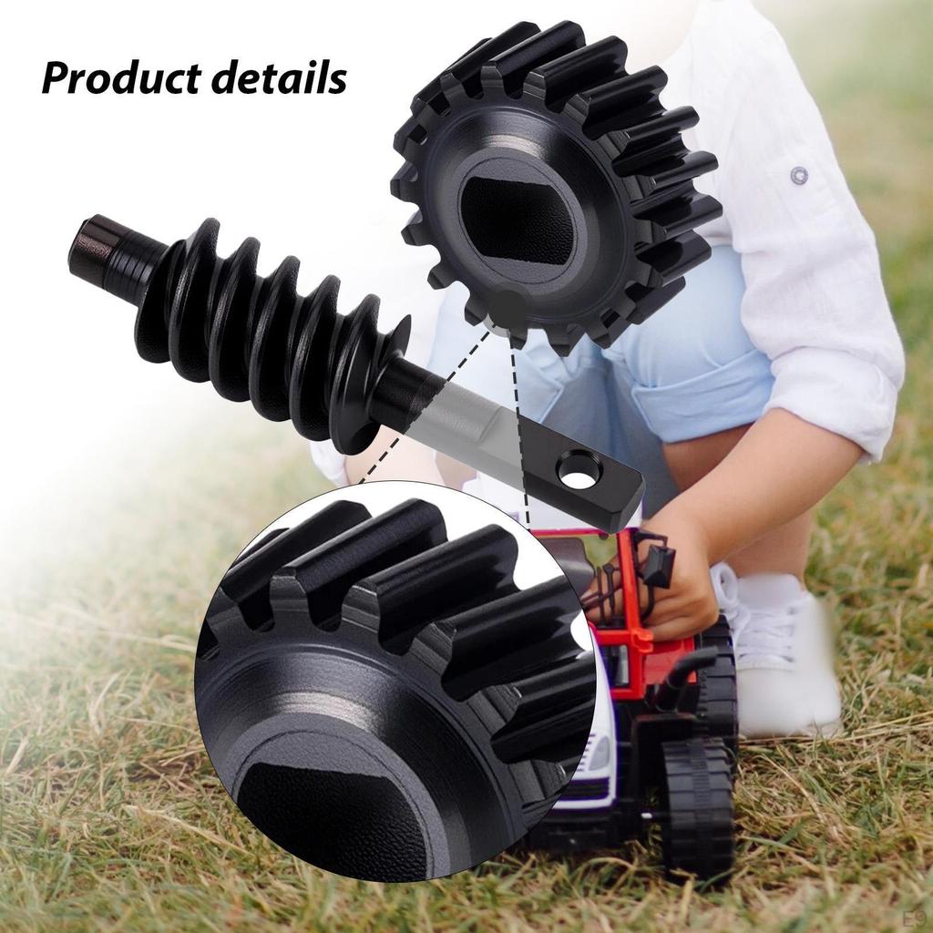 1 Piece RC Car Differential Gear Assembly Worm Axle Hardened Steel Attachment Upgrade