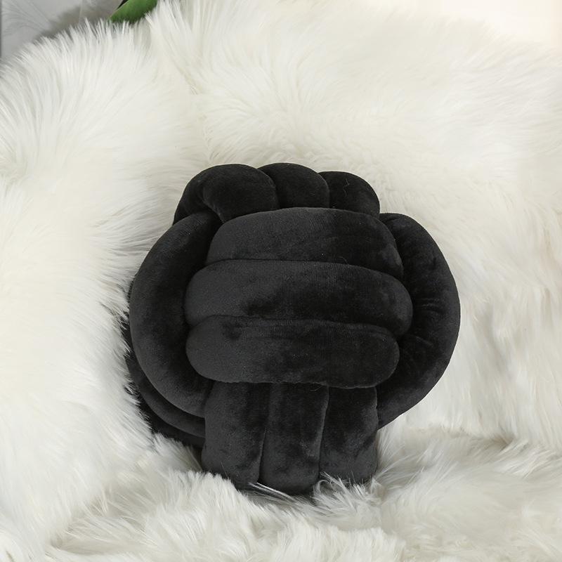 Nordic Hand-Woven Velvet Knot Pillow - Home Decoration