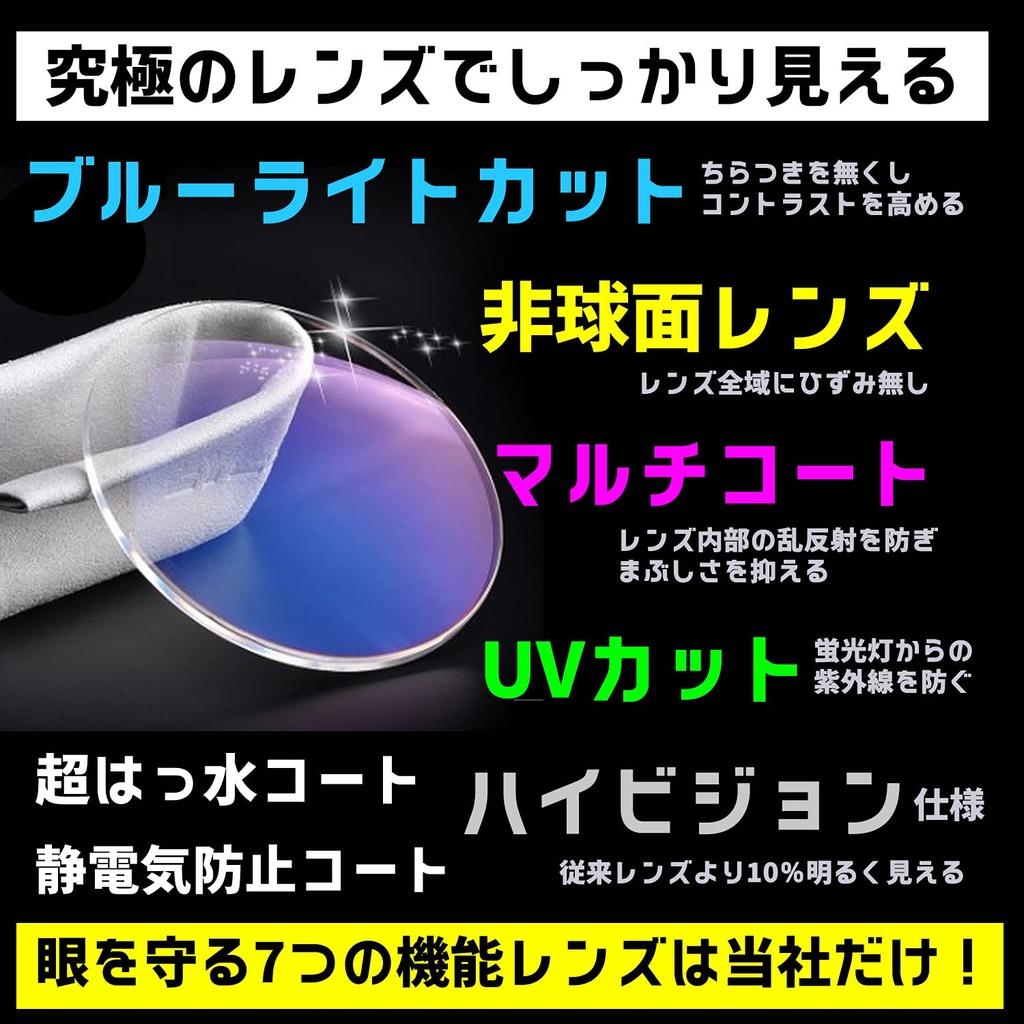 [Netmeganecom] Reading Glasses with Aspherical Lenses for Enhanced Contrast [cf5048c2pc0.00as] Blue Light Cut PC Glasses, Frame Color: Brown