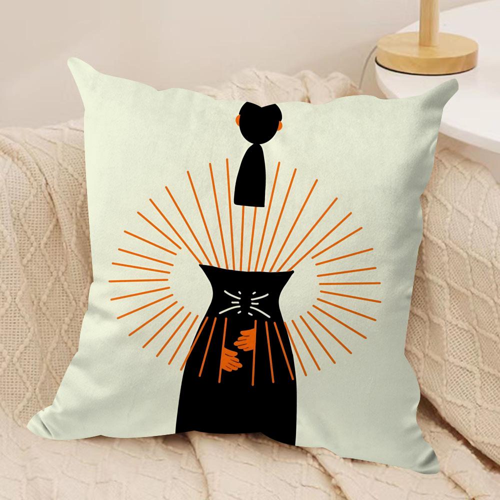 Luxury IIssey MiyaSke Cushion Cover Soft Plush Fabric DoubleSided Printed Sofa Cushion Cover for All Seasons Home Decor Gift