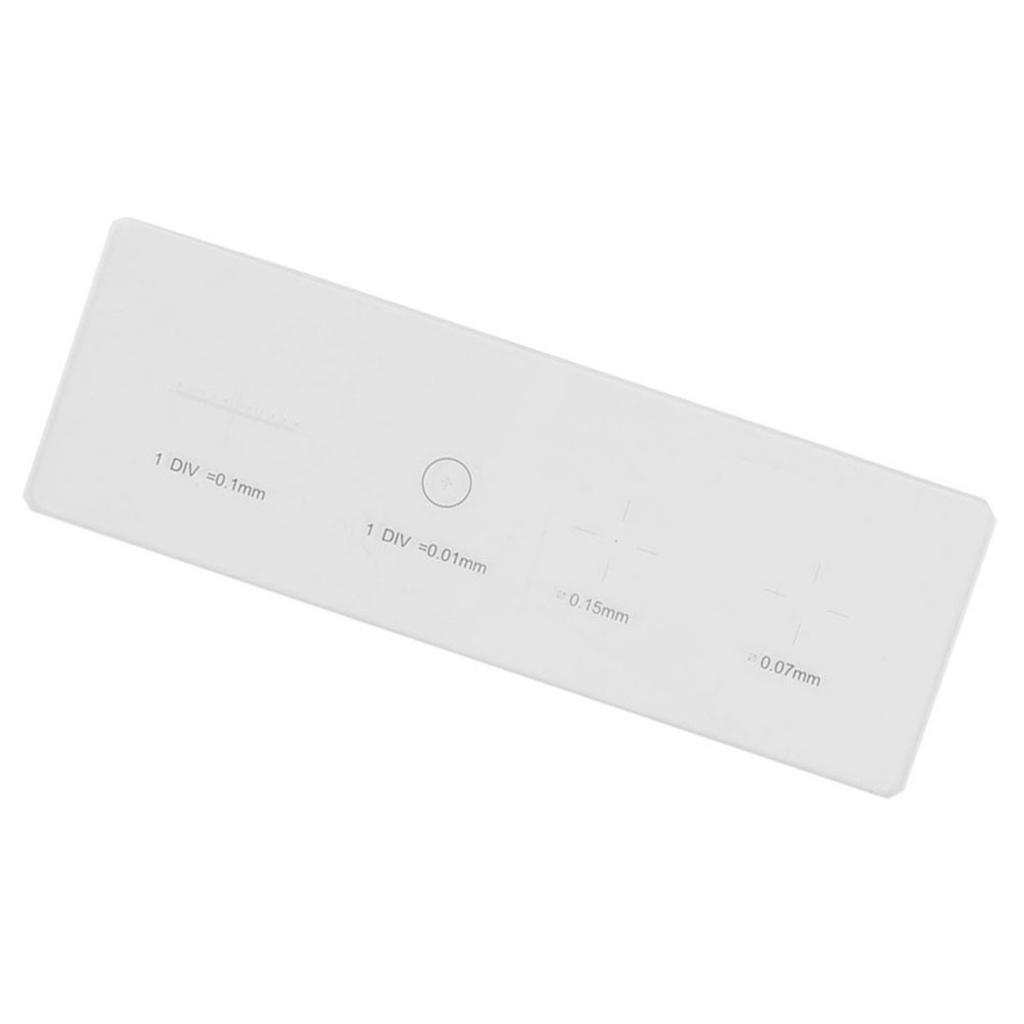 Microscope Objective Micrometer Calibration Slide Glass Stage Micrometer DIV 0.01mm