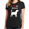 I Love My Beagle T-Shirt 2403