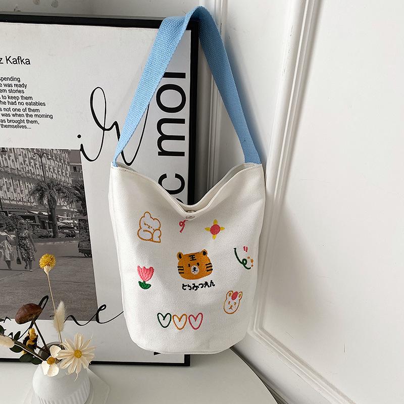 Canvas bag new women's bag fashionable sweet cute change bag bag bag