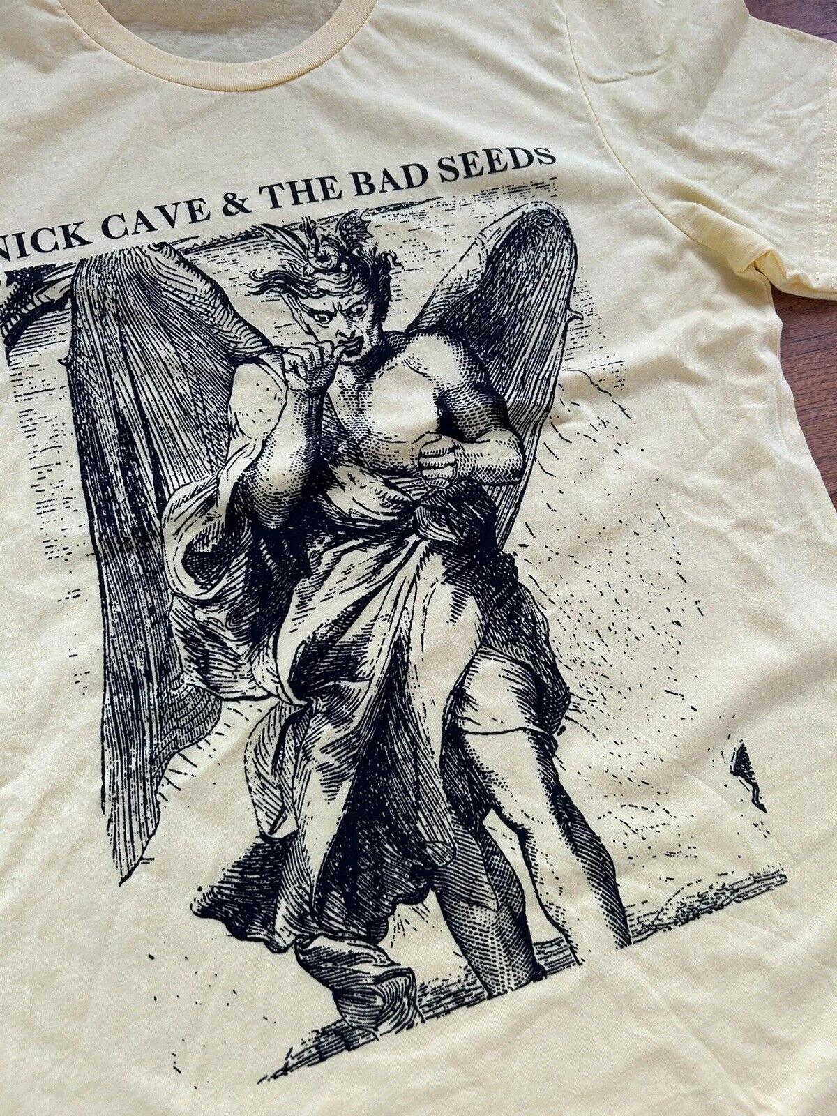 Nick Cave and The Bad Seeds tee T SHIRT Size S-5XL White Men EG1114 L