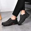 Fashion Handmade Leather Soft Soled Shoes Mens Vintage Style Comfy Casual Shoes Luxury Brand Loafers Breathable Non-Slip Walking Shoes