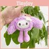 Soft And Cuddly Cartoon Rabbit Plush Keychain Doll Perfect For Backpack Accessory