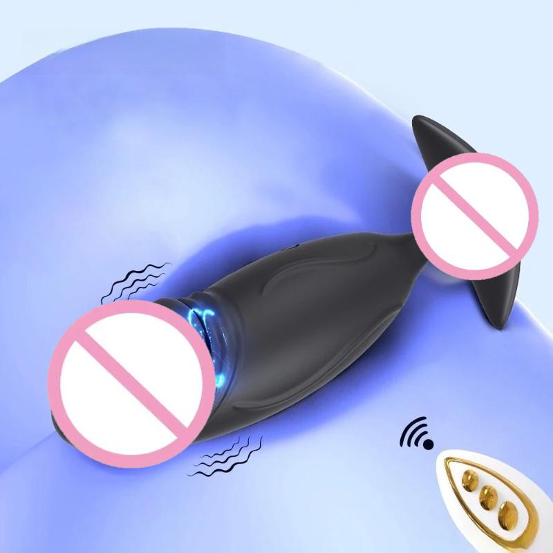 Remote Control Prostate Massager & Anal Plug for Men – Dual-Stimulating Vibrator with Clitoral/G-Spot Stimulation