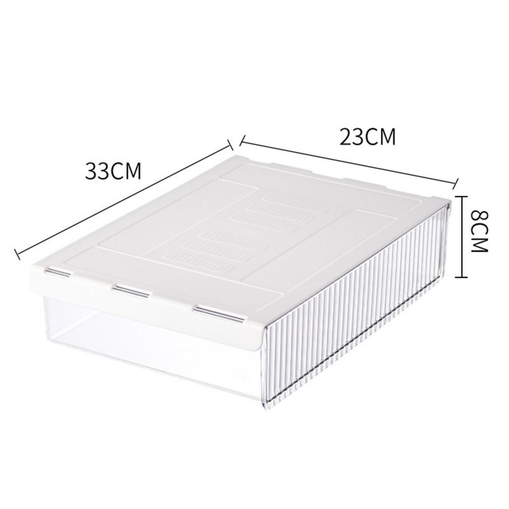 Under Desk Drawers Organiser Underdesk Drawer Box Plastic Transparent Space Saving Slide Out Under Table Storage Case For  Classroom