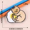 Original Embroidery Sticker Embroidery Label Clothing Accessories Cartoon Cat Animal Badge DIY Patch Cloth Sticker
