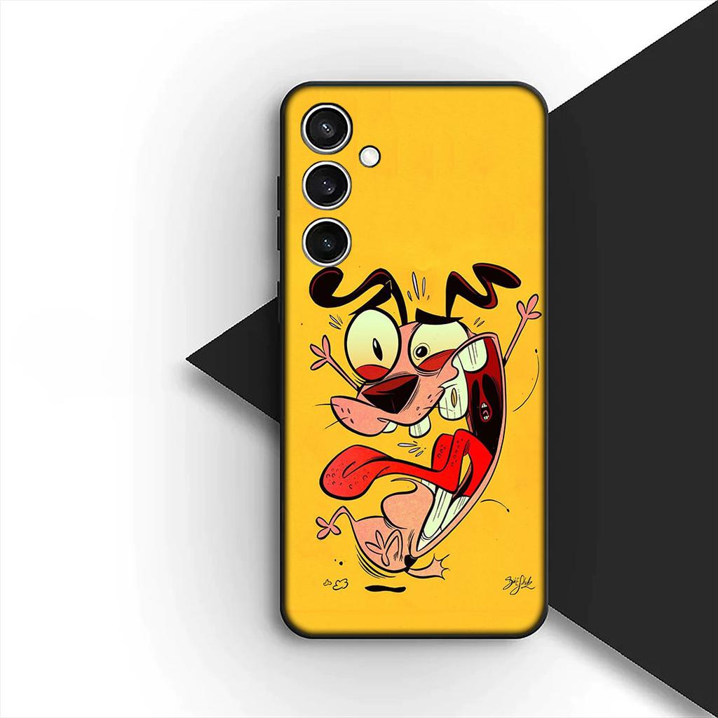 Poster C-Courage Dog C-Cowardly Cover for Xiaomi Redmi Note 14 13 Pro Plus ProPlus 14C A3 Pro+ 14Pro 5G Coque Phone Case