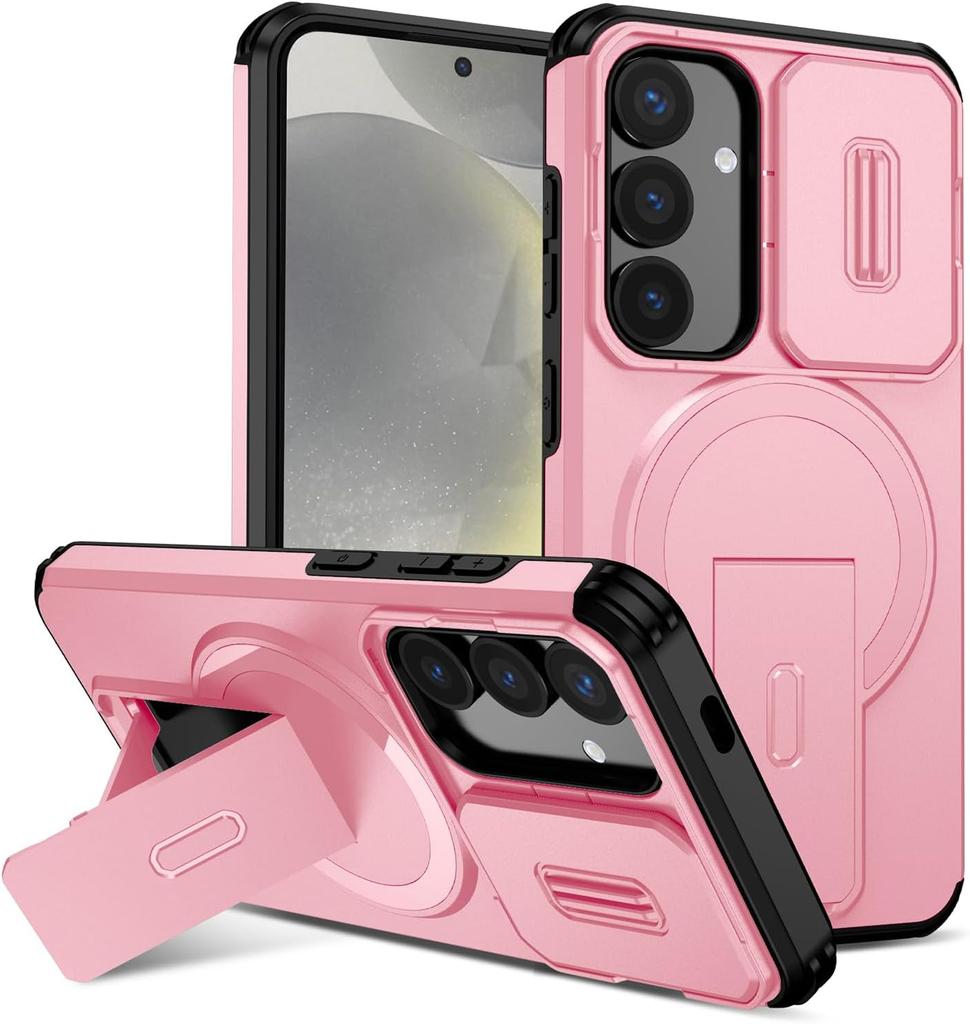 Phone Case For Samsung Galaxy S26 5G with Camera Cover, Magsafe, Heavy Duty Magnetic Case