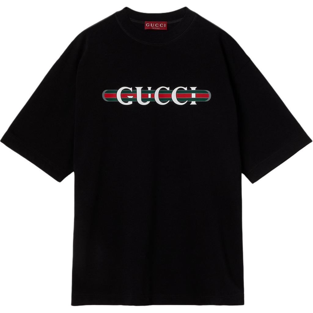 Gucci Logo Printed Jersey T Shirt 784361-XJGTE-1152