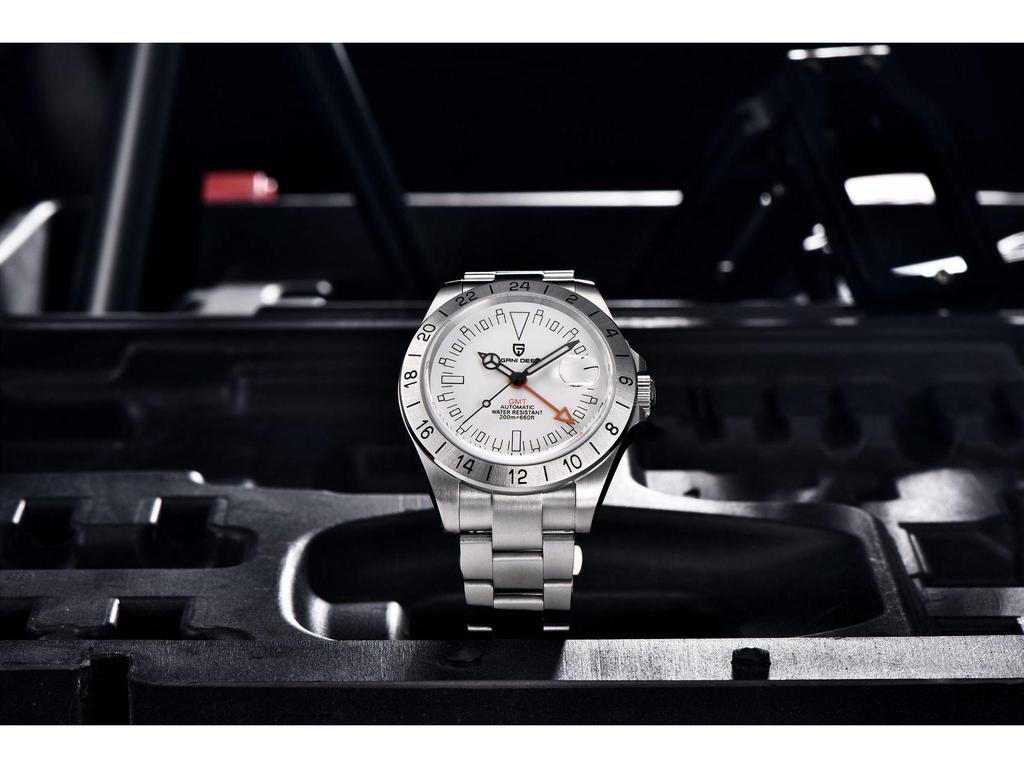 Pagani Design Herren GMT Automatische Mechanische Uhr PD1693