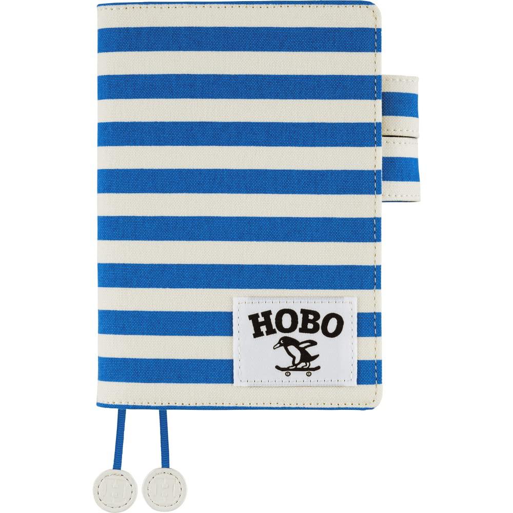 

Hobonichi Techo Original size notebook cover Marine border (A6)