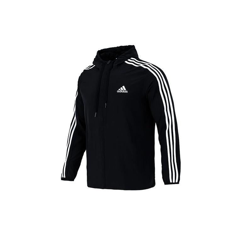Men s adidas 3s Wb Training Sports Hooded Logo Jacket Autumn Black GV5256 XXL