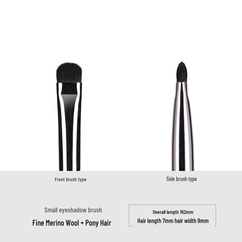 Ebony Wood Animal Hair 40-Piece Makeup Brush Set for Eyeshadow and Blush