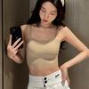 Anti-light underwear women's tube top type seamless breathable French thin shoulder strap suspender sexy U-shaped beautiful back bra