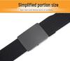 Men's Versatile Canvas Belt - Quick-Drying, Breathable Nylon, Ideal for Casual and Jeans Styles