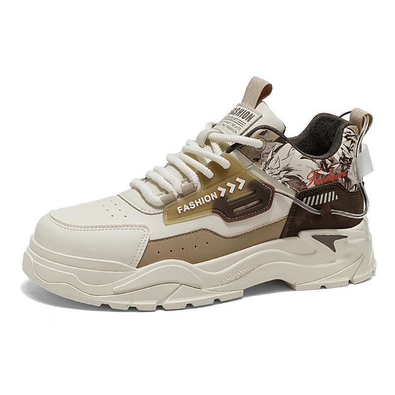 Men's Shoes Four Seasons New Casual Shoes Fashionable Men's Lace-up Sports Shoes Korean Version Personalized Student Tide Shoes