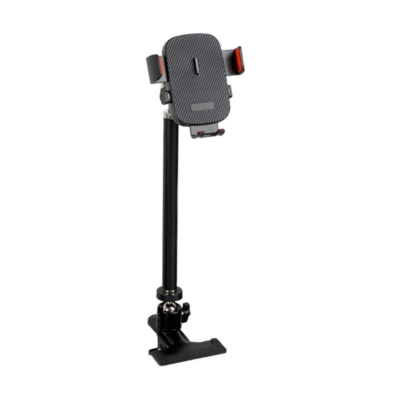 Multiple Phone Holder With Clamp Base 3 Adjustable For Camera Light Smartphone Desktop Stability
