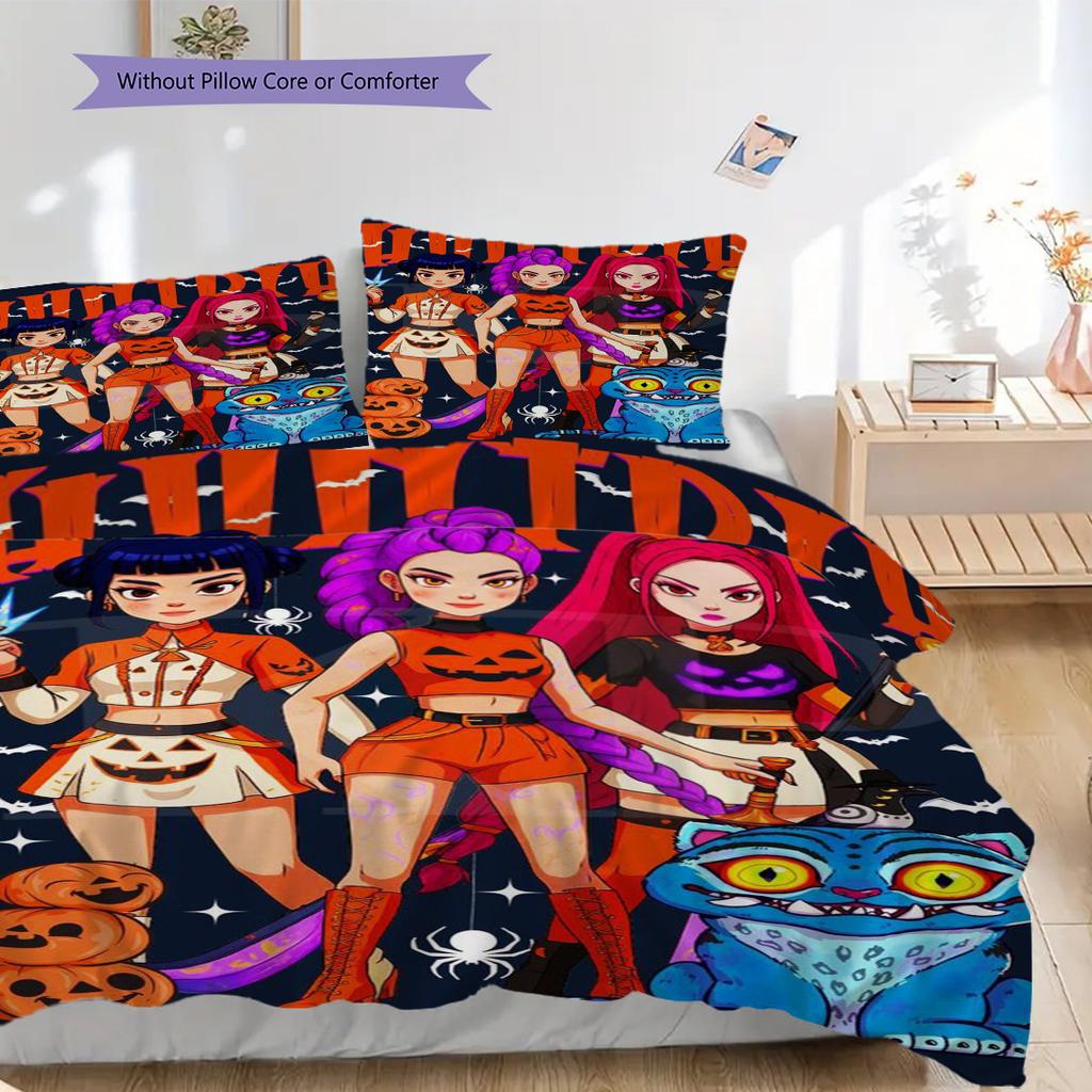 Fantasy Art Set Threepiece Set 1 Duvet Cover 2 Pillowcase Without Core Duvet Cover And Pillowcase Bedding Set Christmas Birthday Gift