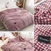 Solid Color Nap Blanket Breathable Sofa Blanket Bedding Textiles Cover Blanket  Dormitory