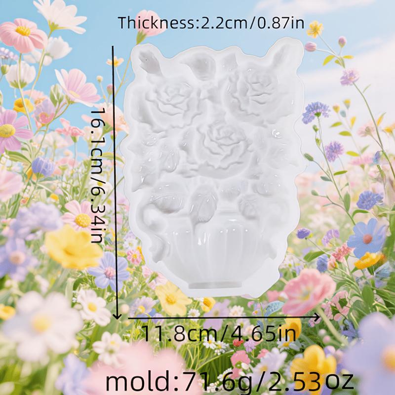 WTEMPO DIY Epoxy Resin Silicone Casting Mold for DIY Art Craft Projects Home Decoration 3D Wall Art Making Reusable Flexible Silicone Mold
