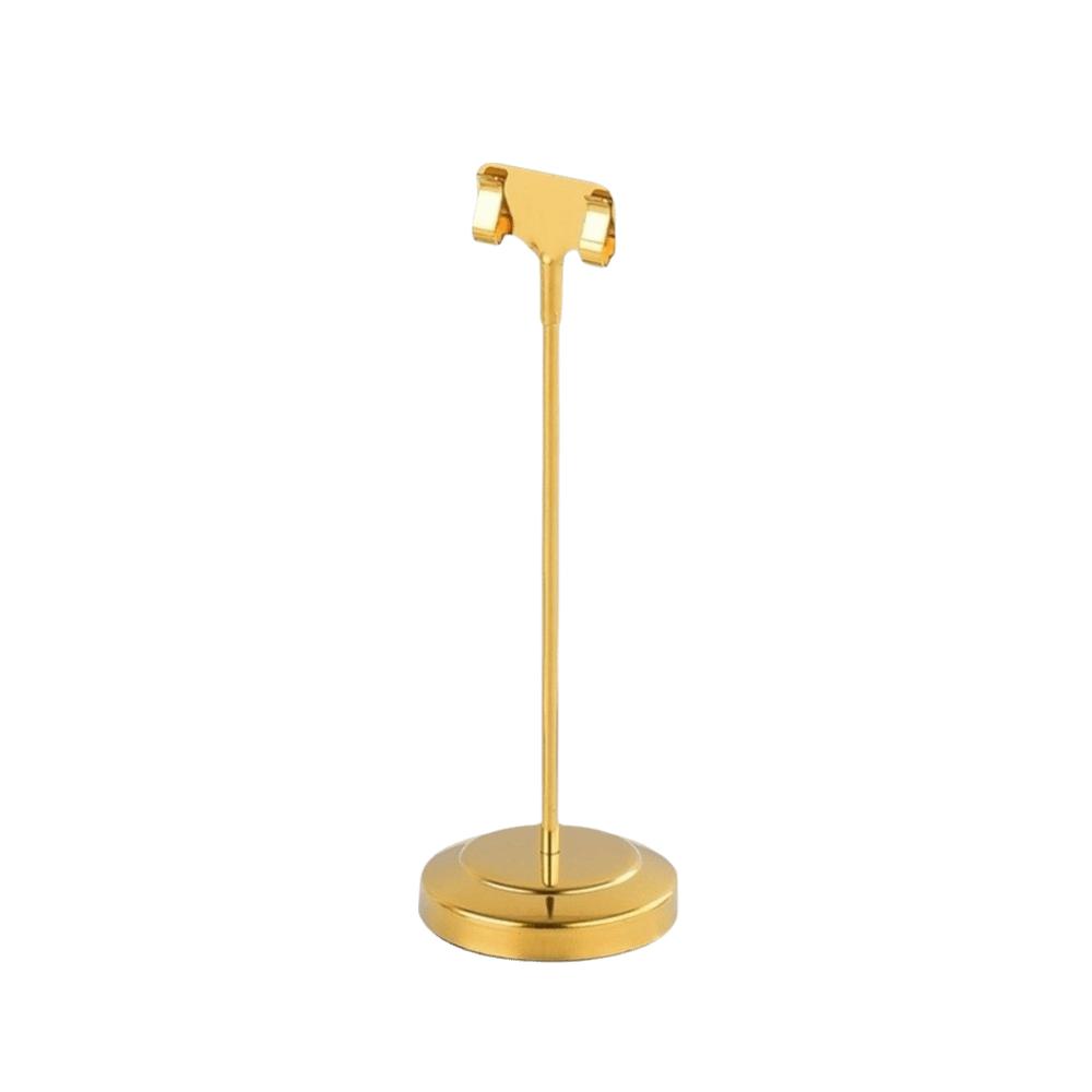 Vertical Memo Clip Holder Portable Table Number Stand Solid Color Photo Clip Stand  Desktop