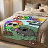 Game D-Dandy's WorldS Throw Short Plush Throw Blanket Soft Skin-Friendly Multi-Scene Home Office