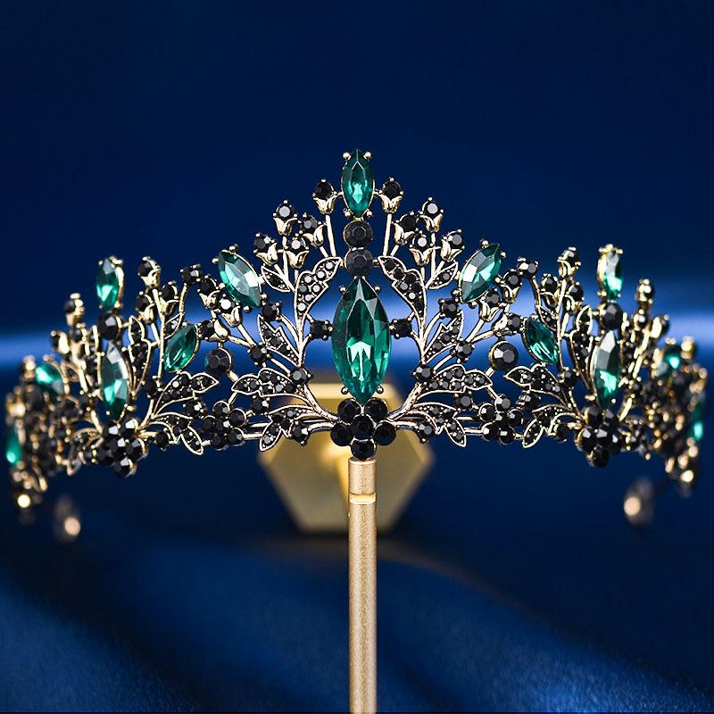 Bridal Tiara Crown Wedding Dress Hair Accessories Stage Host Welcome Baroque Queen Birthday Jewelry Women