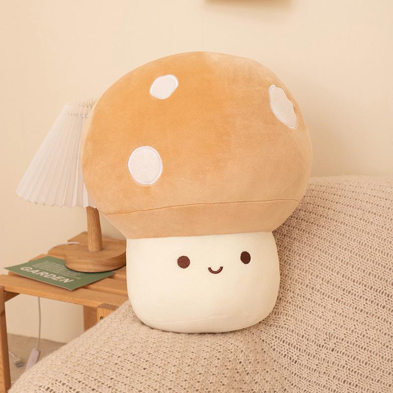 Red umbrella umbrella mushroom plush toy colorful little mushroom doll cute bag pendant shiitake mushroom doll