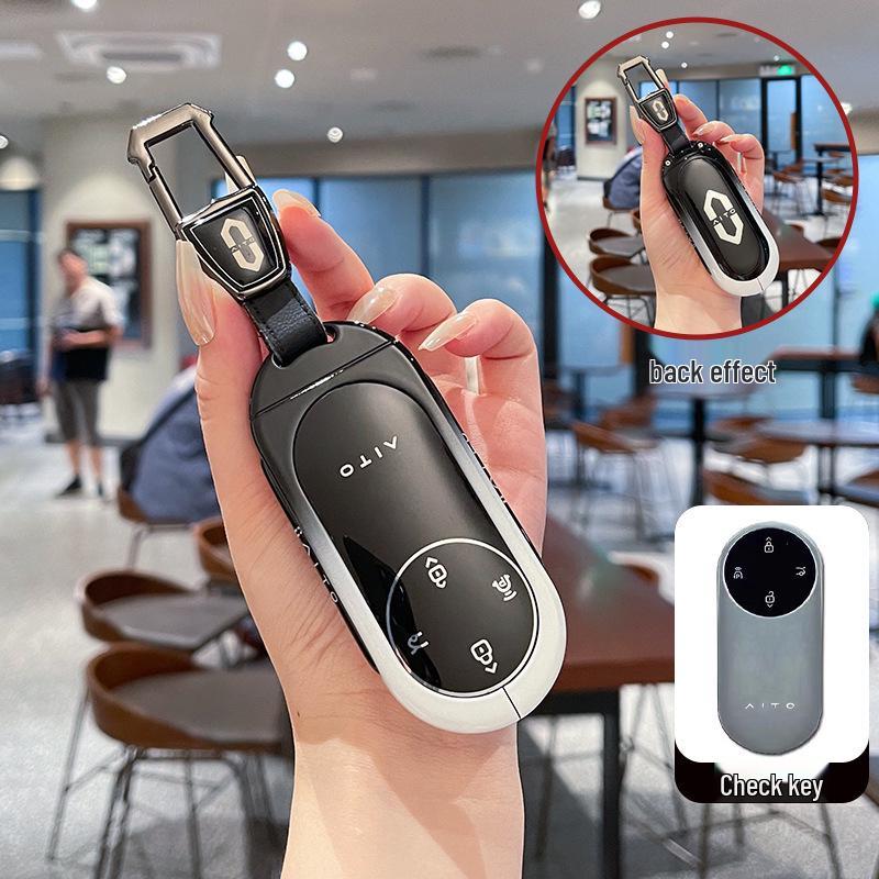 AITO M9 Key Case: Metal Buckle for AITO Huawei M9 Electric Extended Range