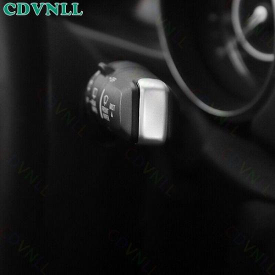 Wiper Shift Handle Paddle Cover 2PCS For Jeep Wrangler JL 2018- Matte Silver