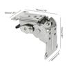 Folding Brakcet 0-90-180 Degree, Table Foldable Hinge, Self Lock Extension Support for Tables, Chairs and More