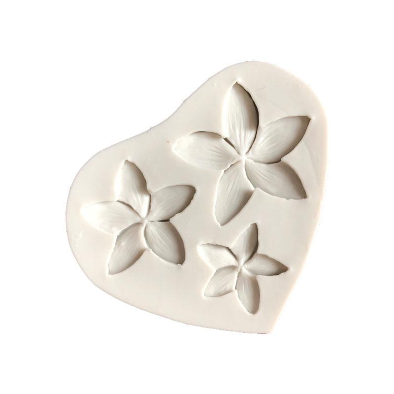 

Силиконовая форма для цветов с 4 листочками, инструменты для украшения тортов из помадки, кексов, желе, конфет, шоколада, украшения, инструменты для выпечки