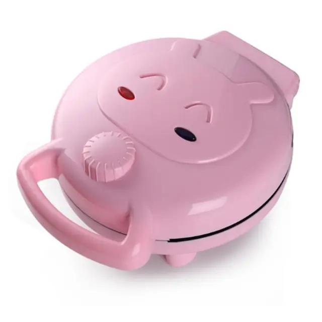 

НОВАЯ W8KC 220 В автоматическая машина для выпечки тортов Мини-мультяшная сэндвичница для выпечки завтраков UK Plug 2025 1