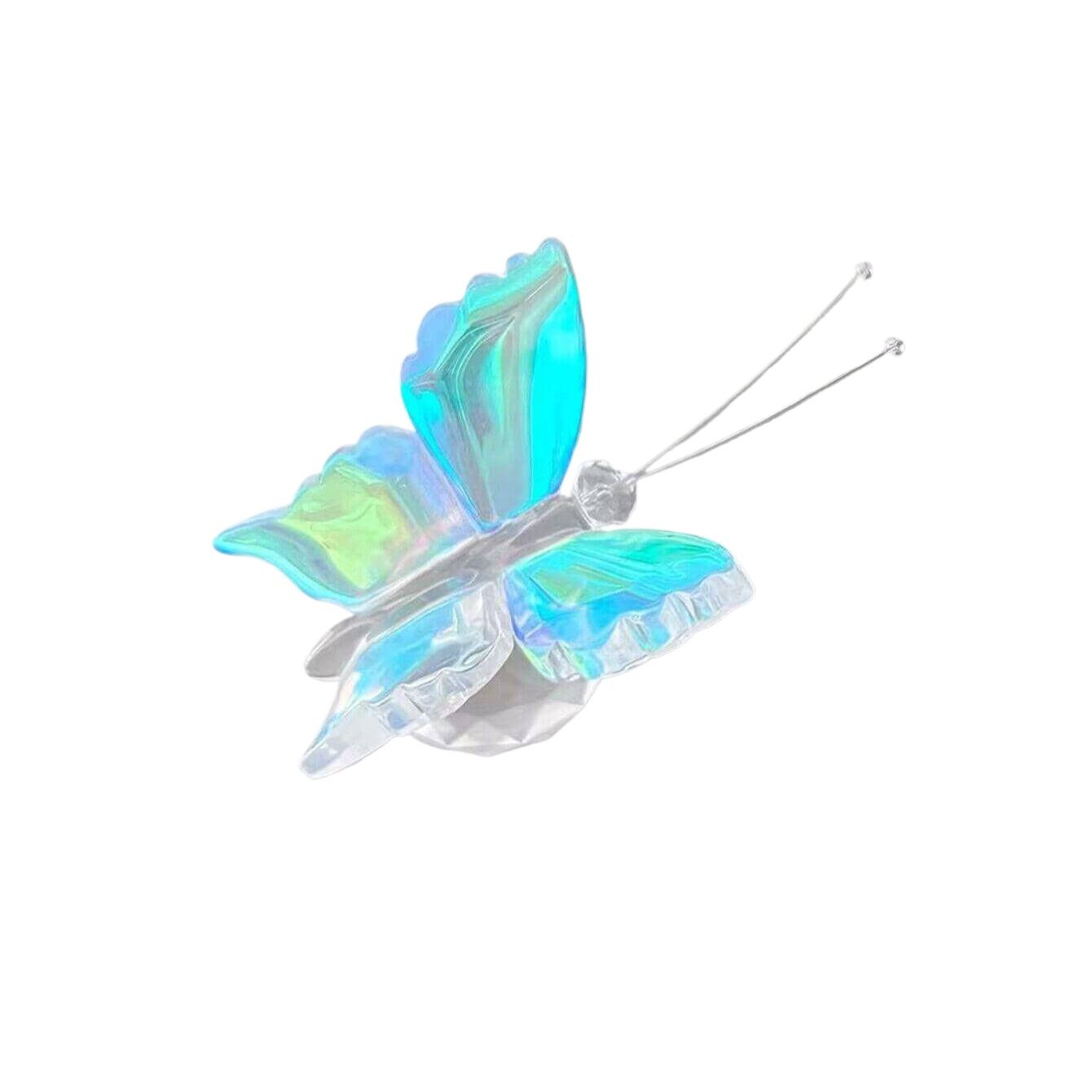 1Pc-Craft Crystal Butterfly Pendant Crystal Small Animals