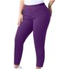 Plus Size High Waisted Leggings for Women Elastic Waist Slimming Long Pants