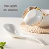 Meichu Japanese Ceramic Soup & Rice Spoon