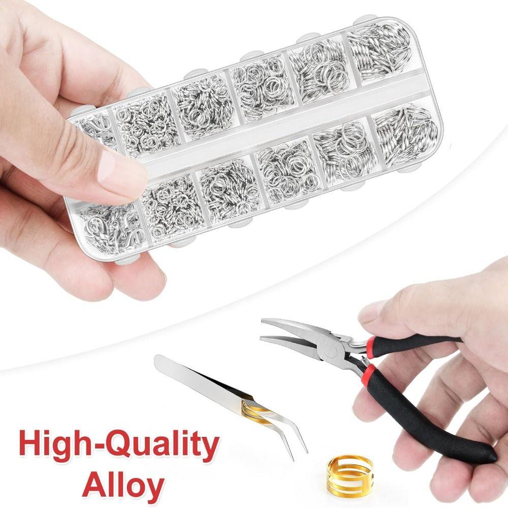 Chain Closure Jewelry Making Kit Open Jump Rings Jewelry Accessories Set  Necklaces
