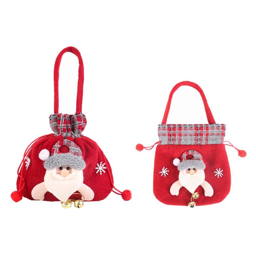 Weihnachtsmann/Schneemann/Elch Weihnachtsgeschenk Schneemann Puppe Tasche Cartoon Weihnachtsmann Geschenktasche Feiertag