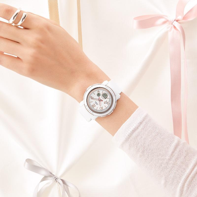 Casio Baby-G Women's Resin 100M Water Resistant Analog Shock Resistant Quartz Watch BGA-290RA-7A