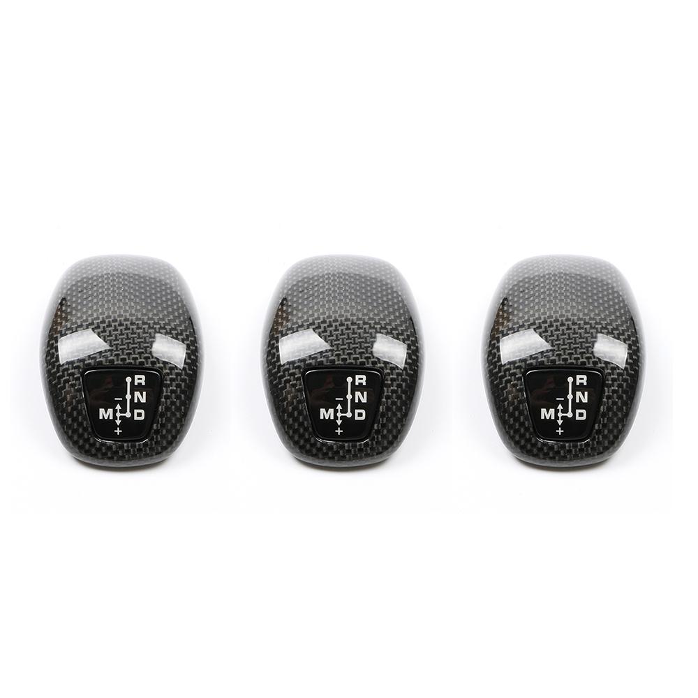 High Quality Carbon Fiber Gear Lever Cover Car Gear Shift Knob Cover for porsche Panamera 971.1 971.2 2017-2023 чёрный