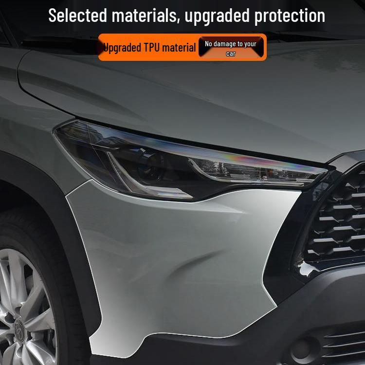 2024 Corolla Ruifang Pre-Cut TPU Clear Invisible Car Wrap for Front & Rear Bumper