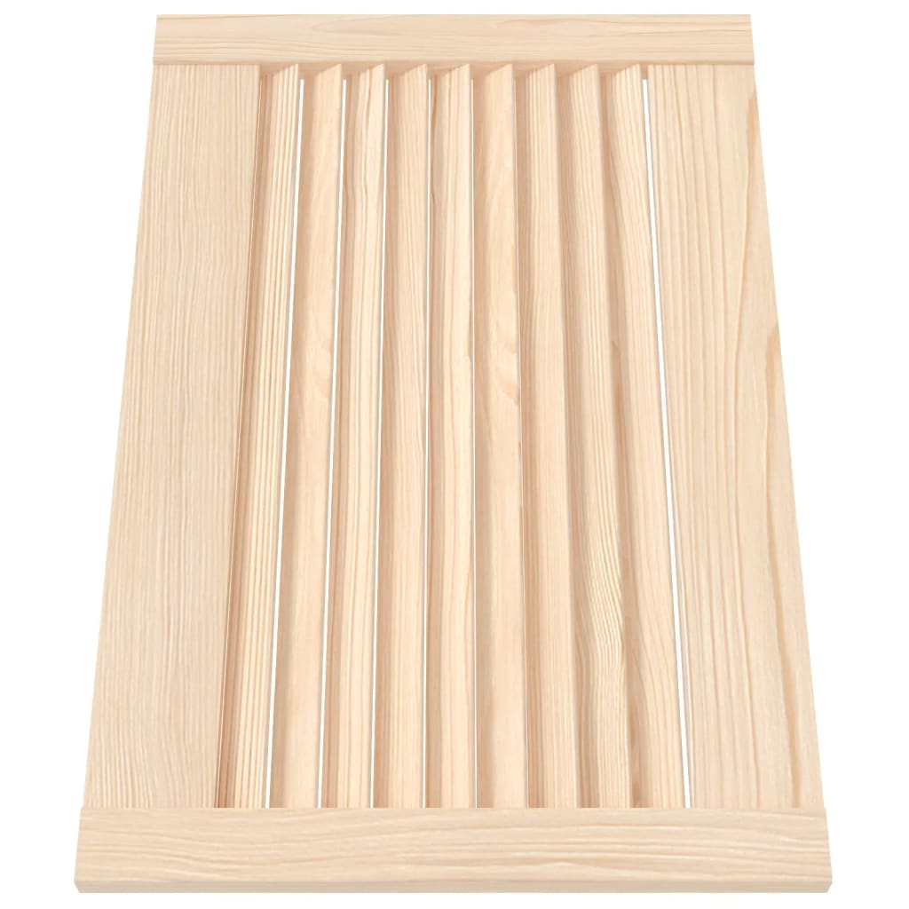 Vidaxl Louvered Doors for Cabinet, 4 Pcs, 39.5X59.4 Cm, Pine Wood