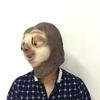 Halloween Mask Sloth Mask Latex Animal Headgear Lightning Sloth Masquerade Festival Performance Props